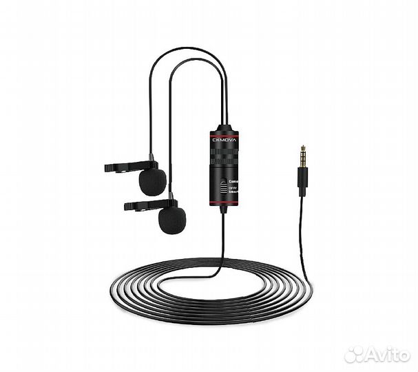 Микрофон ckmova LCM3D петличный двойной