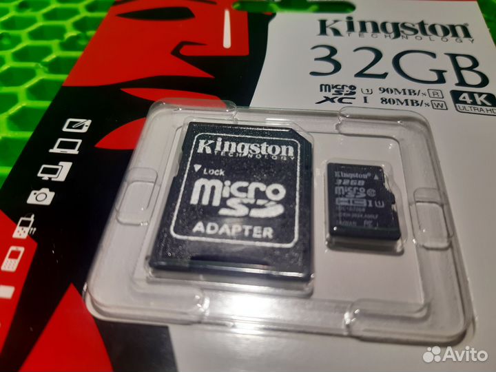 Карта памяти micro sd 32 гб