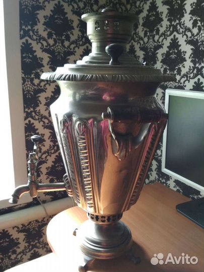 Самовар рюмкой жаровой 100лет