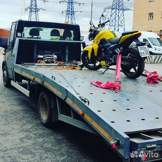 Эвакуатор спецтранспорта, мотоэвакуатор