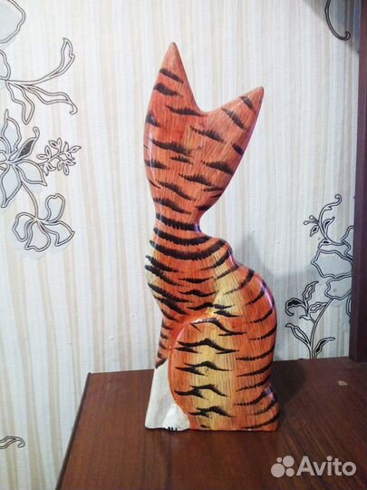 Статуэтка кошка с котенком