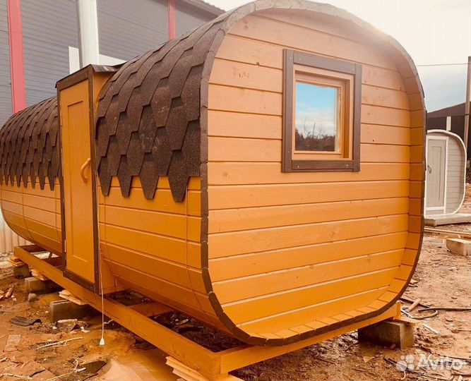 Бани-бочки квадро с доставкой