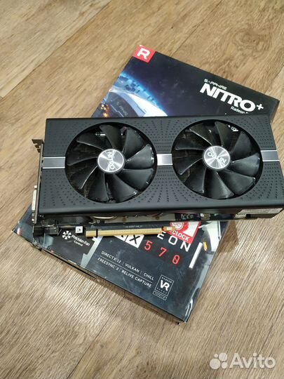 Видеокарта RX 570 (RX 580) Sapphire Nitro+ 8gb