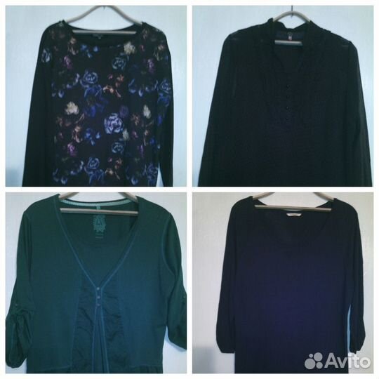 Блузки женские много 52-54р