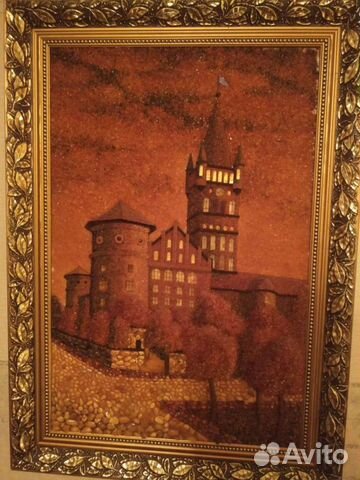 Картина из янтаря