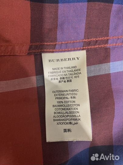 Burberry рубашка мужская (M)
