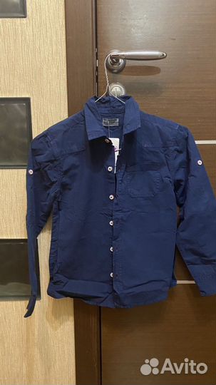 Рубашка новая на мальчика 128 см