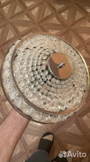 Люстра потолочная хрустальная