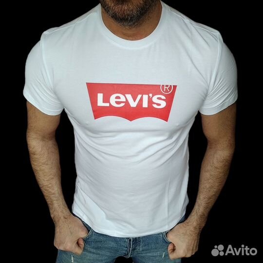 Мужские джинсы levis 501 2 футболки Levis