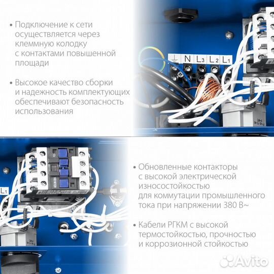 Электрическая тепловая пушка зубр 9 кВт, тп-П9 Про