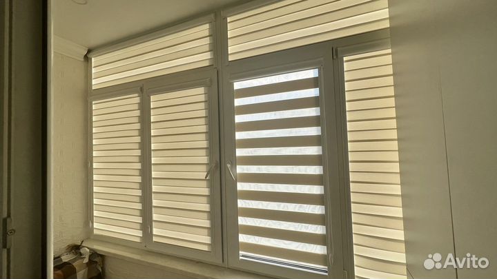Жалюзи рулонные,день ночь