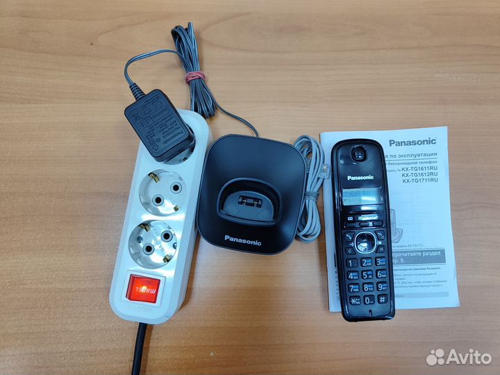 Телефон беспроводной (dect) Panasonic KX-TG1611RUH