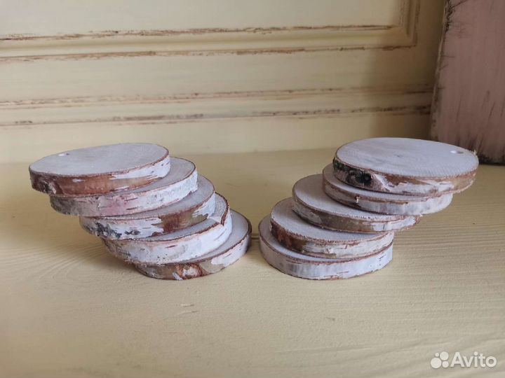 Заготовка для декупажа/росписи, спил березы