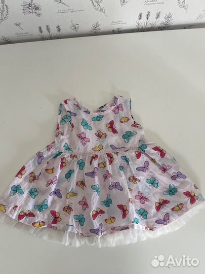 Пакет вещей на девочку 6-9 месяцев