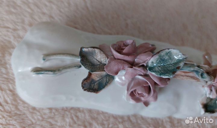 Шкатулка фарфоровая, винтажная
