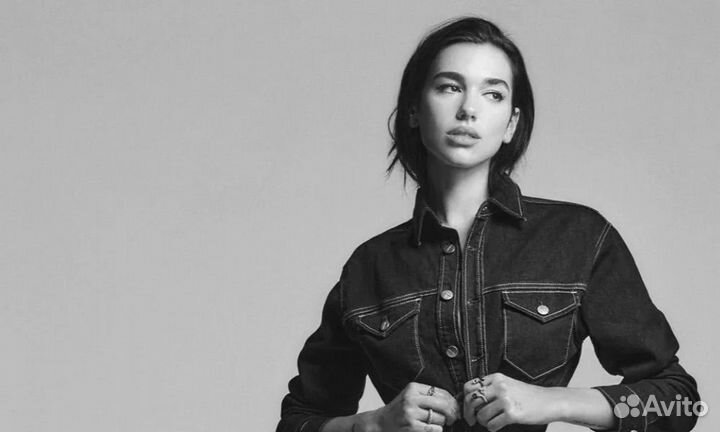 Джинсовый боди pepe jeans х dua lipa
