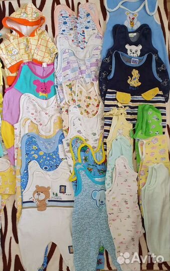 Вещи для новорожденных, 0-6 мес