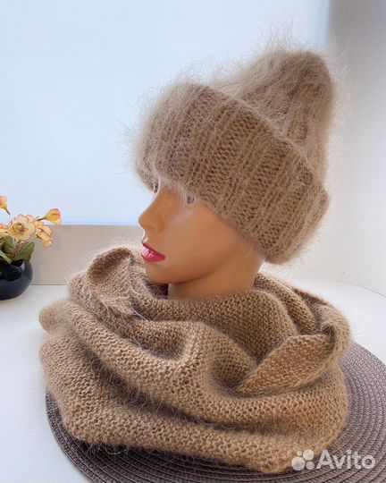 Шапка их мохера