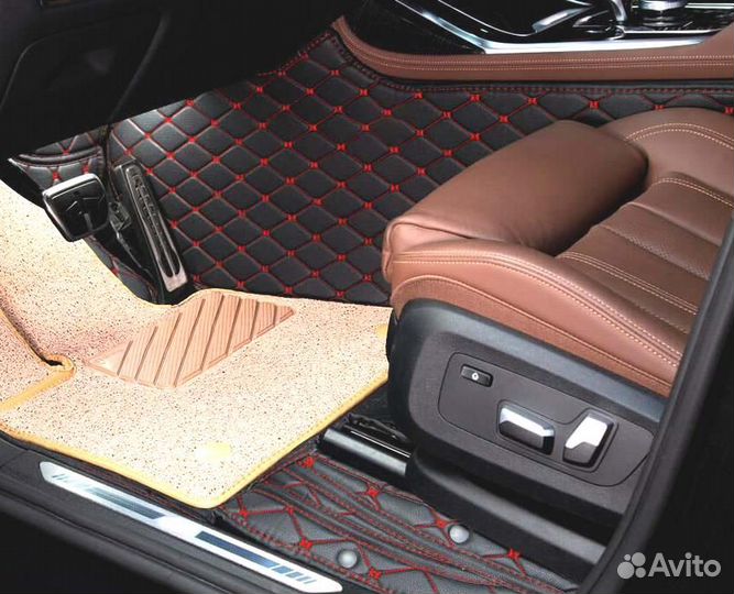 3D Коврики Toyota Салон Багажник из Экокожи