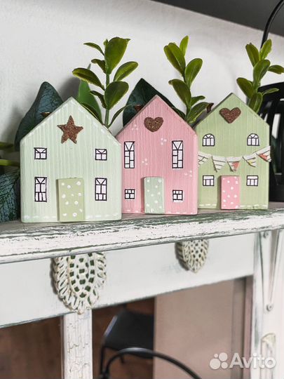 Комлект интерьерных домиков