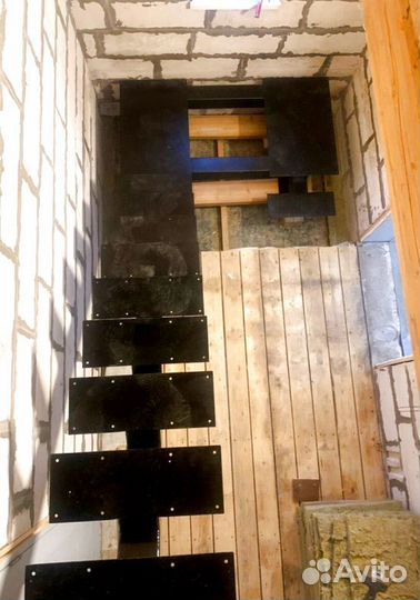 Лестничный каркас под ключ