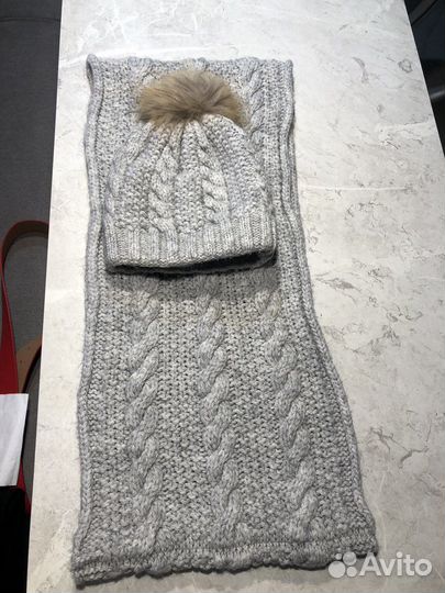 Комплект шапка и шарф