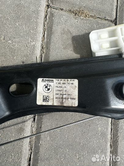 Стекло подьемник зад/правый Bmw f30