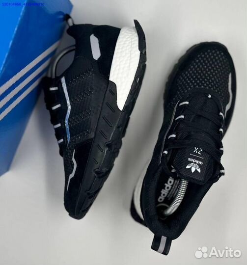 Кроссовки Adidas ZX 1000 Black (Арт.64776)