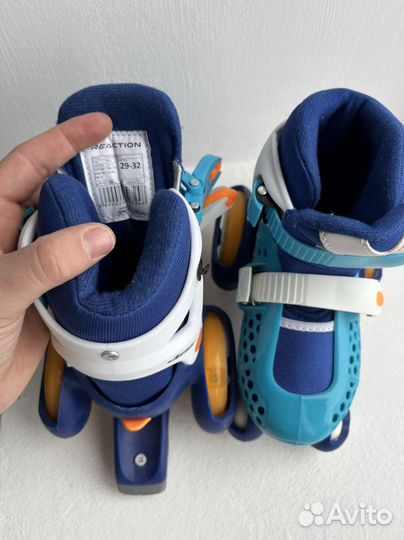 Ролики новые детские раздвежные (29-32 размер)
