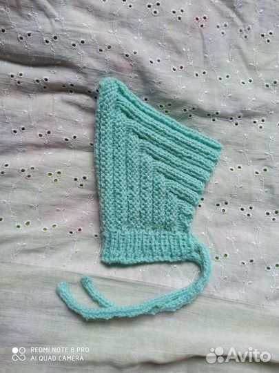 Эльф-чепчики для малышей ручной работы