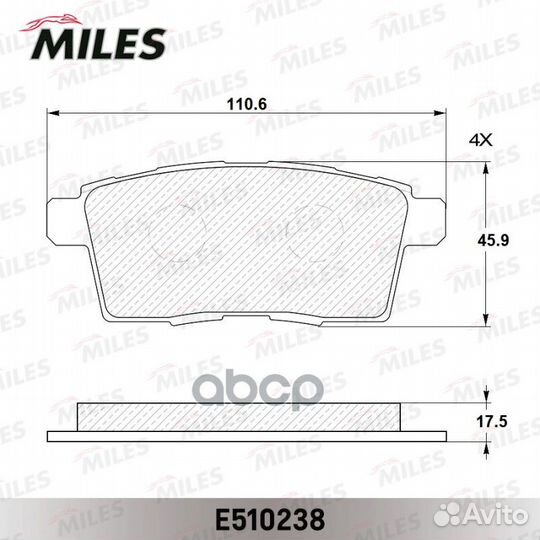 Колодки тормозные задние (Смесь ceramic) mazda