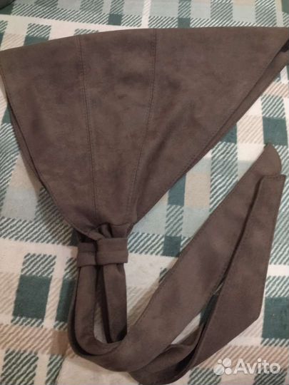 Косынка замшевая