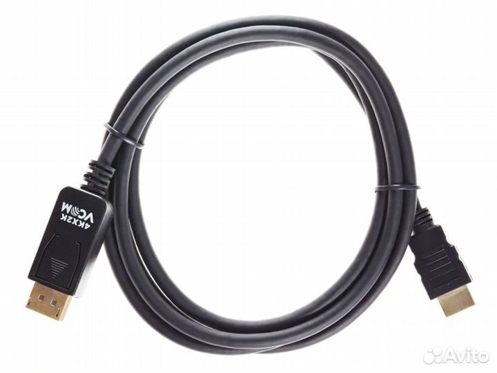Кабель DisplayPort hdmi (M/M) vcom hdtv 4K