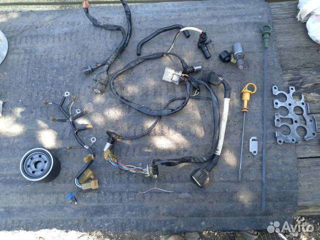 Проводка и запчасти с АКПП tz subaru