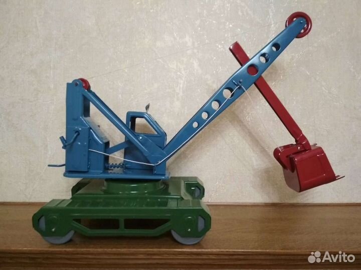 Экскаватор сим, игрушка СССР