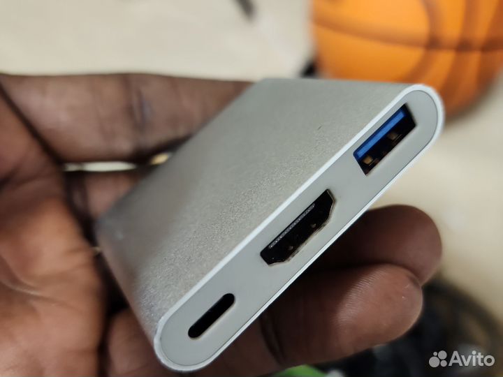 Мультимедийный адаптер Apple Type C