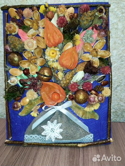 Осенняя поделка- панно 