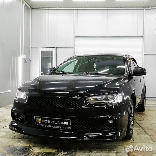 Передний бампер Inferno X на Mitsubishi Lancer 10