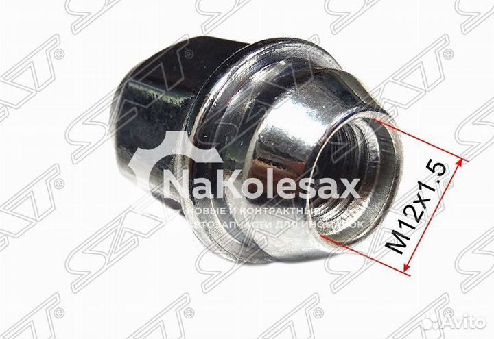 Гайка колесная hyundai solaris 11/tucson 09/santa