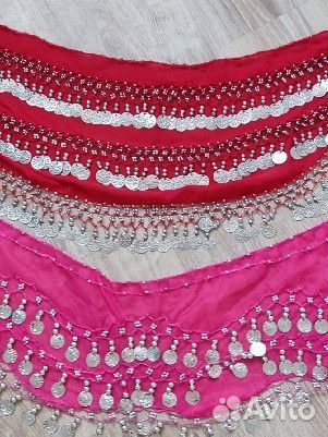 Пояс для восточного танца с монетами