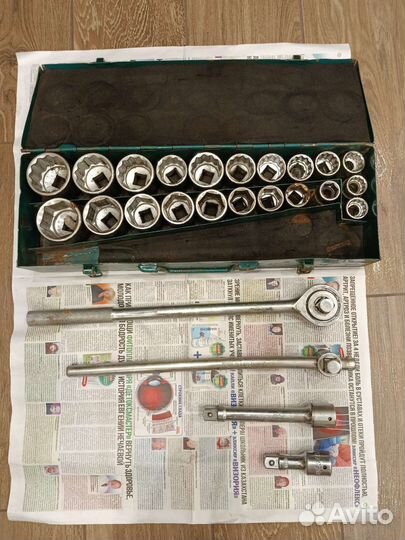 Набор головок дюймовые и метрические