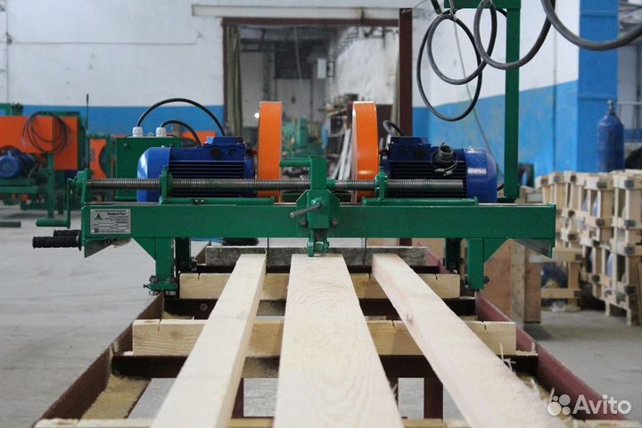 Двухпильные кромкообрезные станки. Пилорама