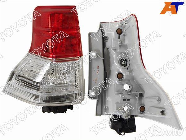 Фонарь задний toyota land cruiser prado