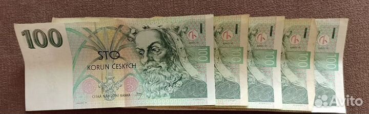 Банкнота чешская крона