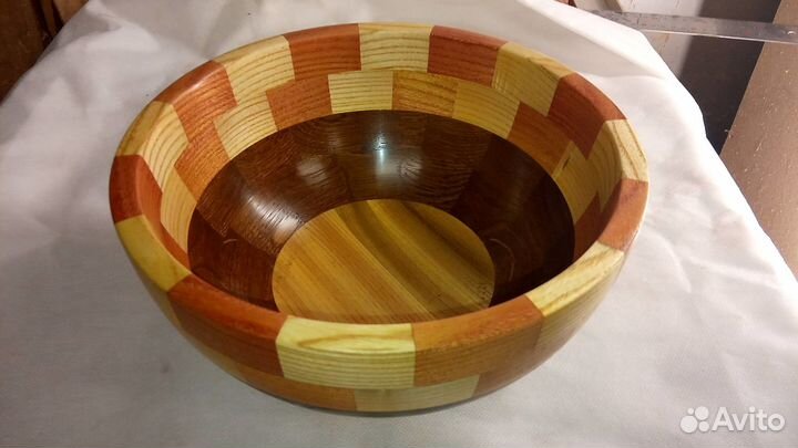 Токарная деревянная посуда, изделия из дерева