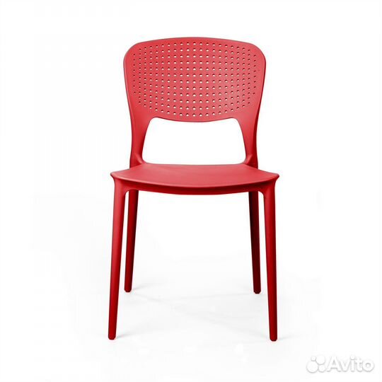 Стул Rene, первичный пластик красный