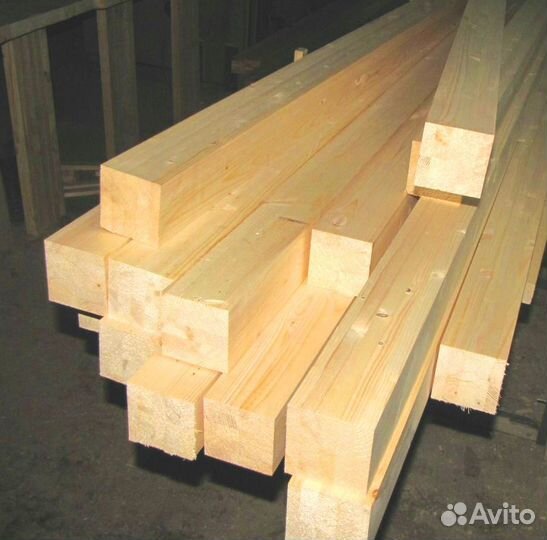 Брус из лиственницы 100х200х6000мм, гарантия качес