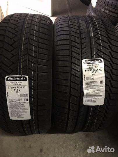 Continental ContiWinterContact TS 850P SUV 275/45 R21 и 315/40 R21 115V