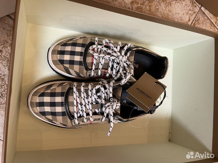 Кеды burberry детские