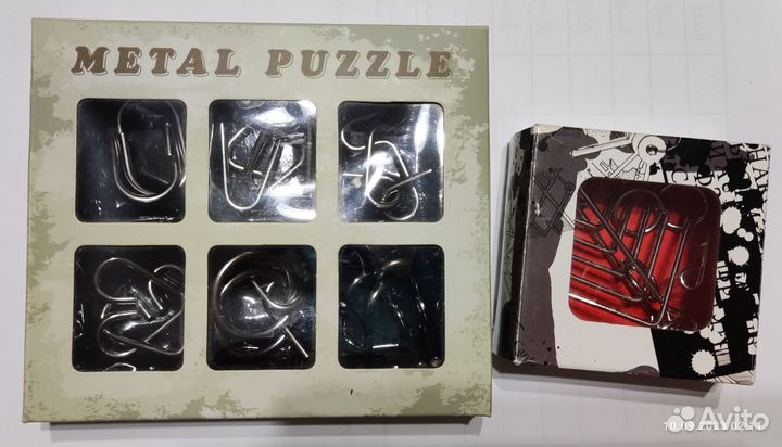 Головоломки металлические